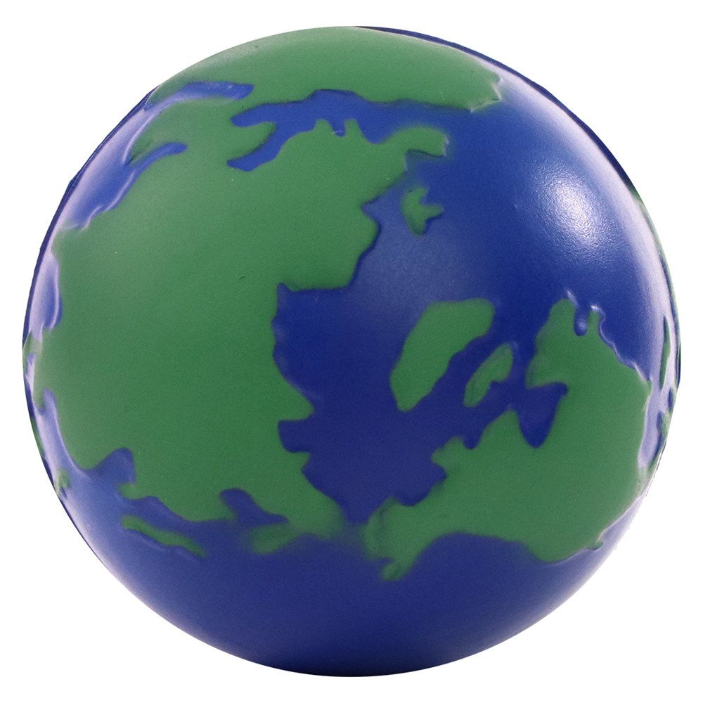 Wereldbol - blauw/groen