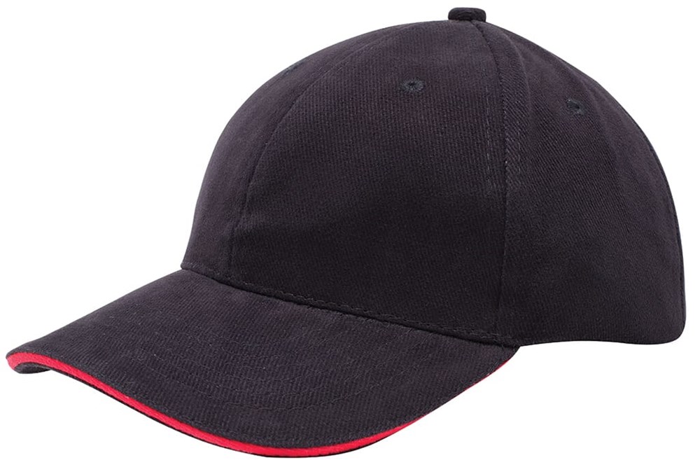 Heavy Brushed cap met borduring