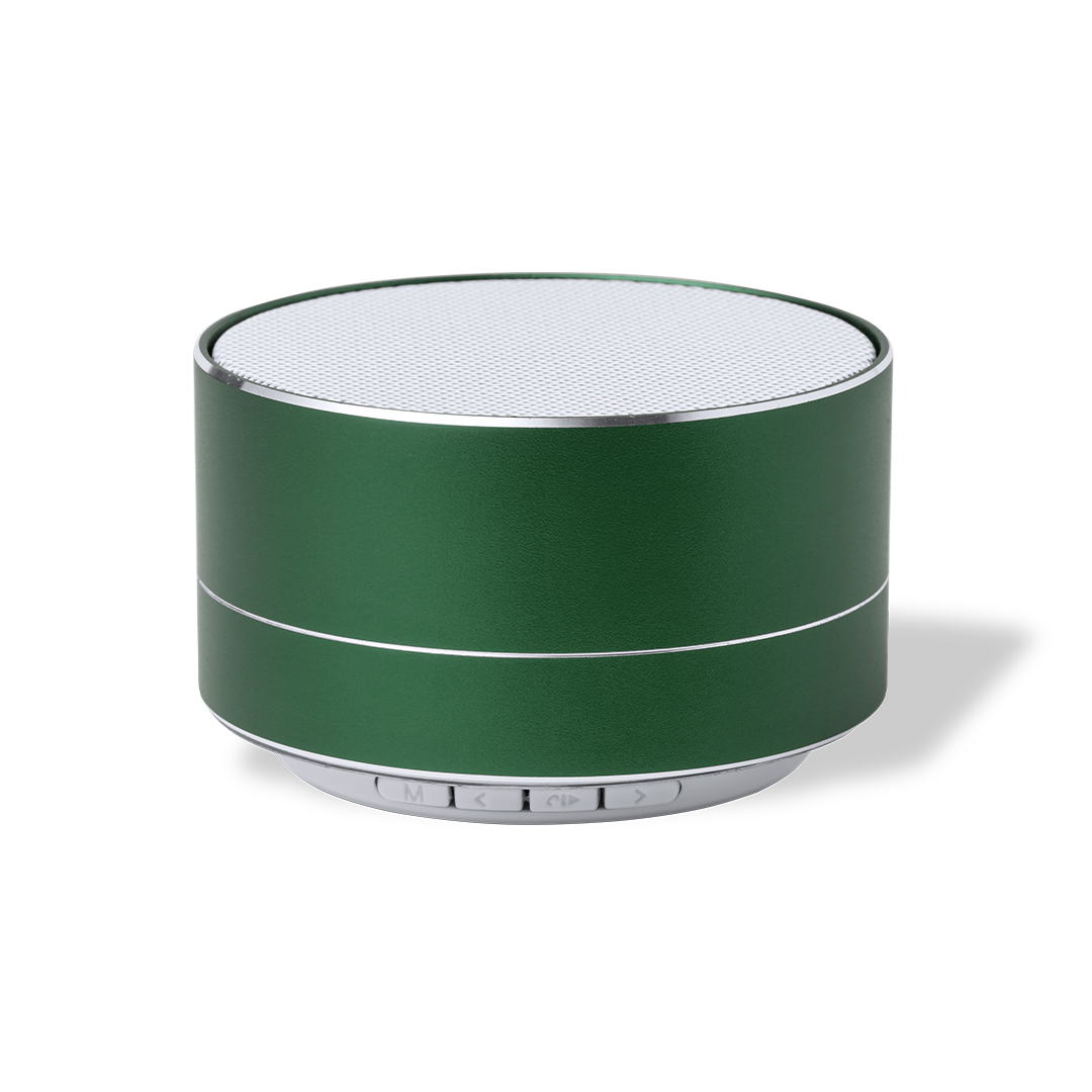 Speaker van gerecycled aluminium 