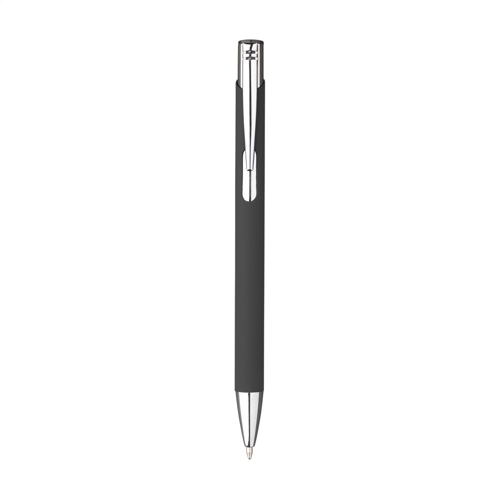 Aluminium balpen met rubberen afwerking