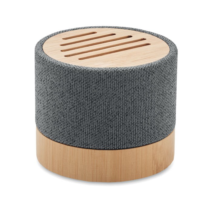 RPET speaker met bamboe details