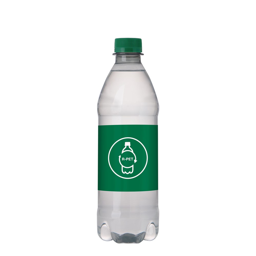 RPET waterflesje met draaidop - 500 ml