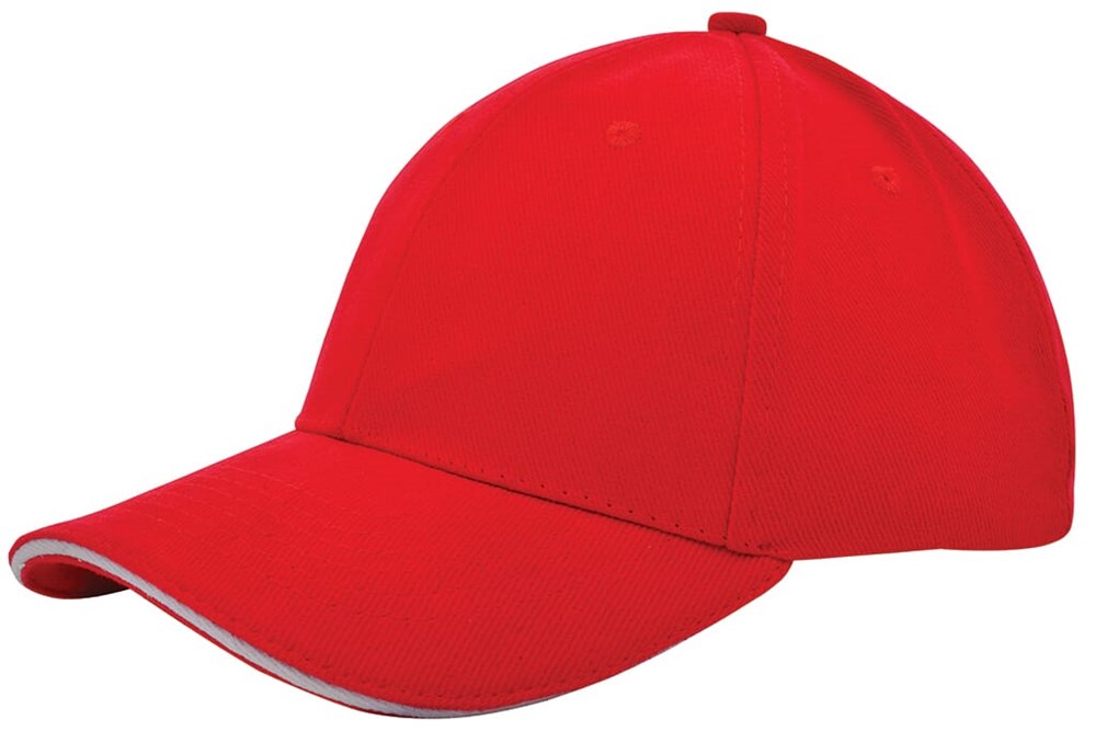 Heavy Brushed cap met borduring