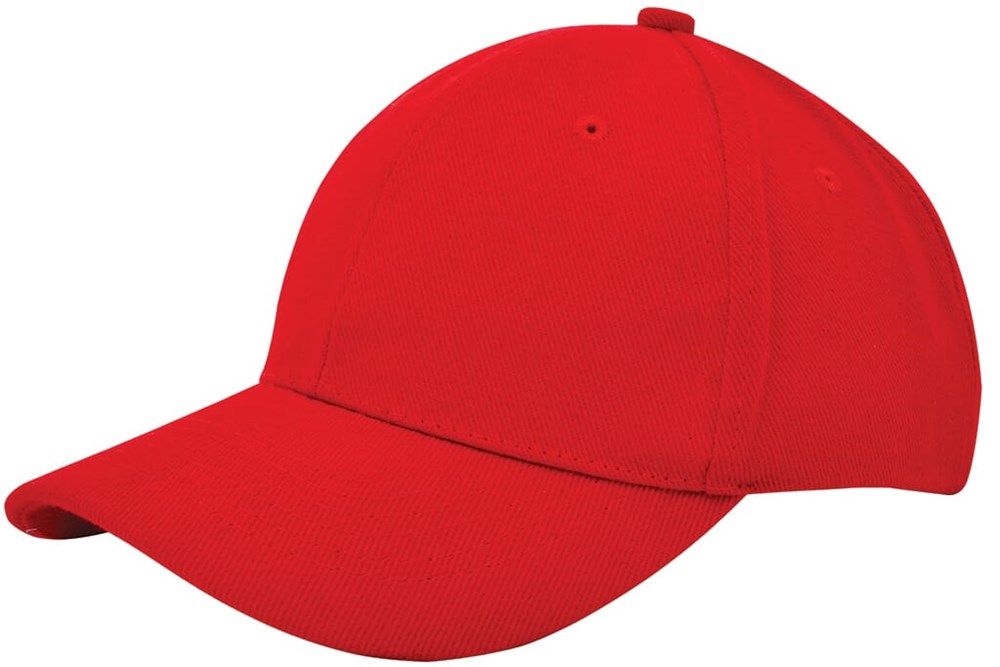 Heavy Brushed cap met borduring