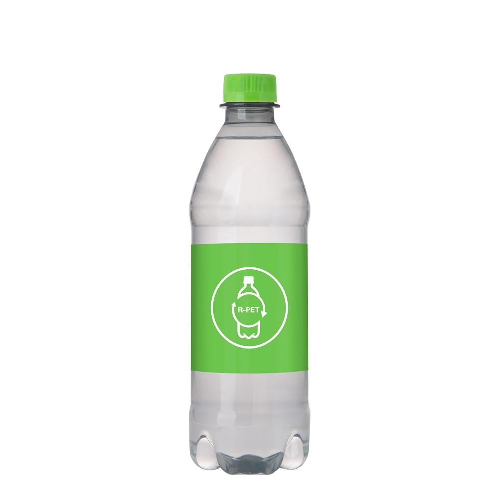 RPET waterflesje met draaidop - 500 ml