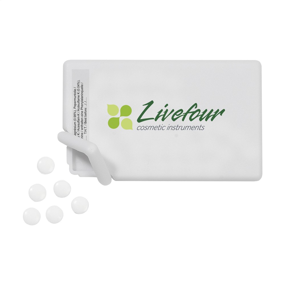 Mintdispenser met ca. 50  pepermuntjes 