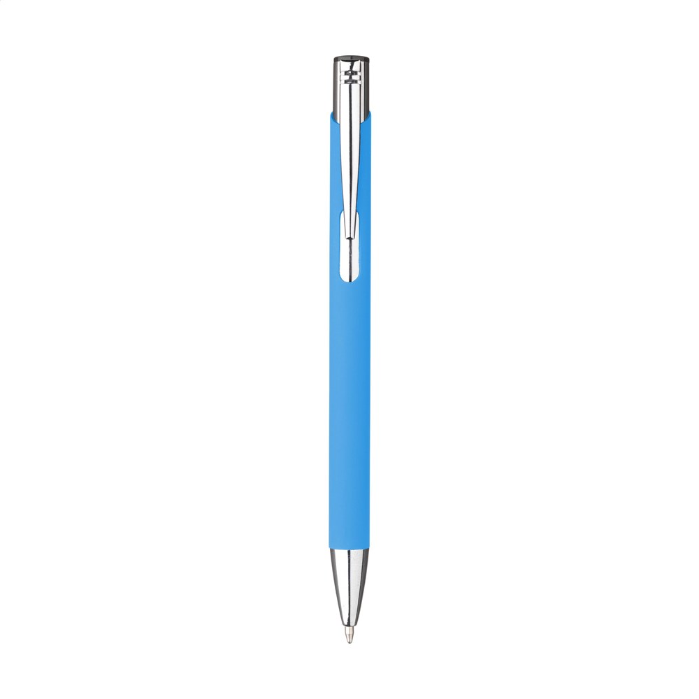 Aluminium balpen met rubberen afwerking