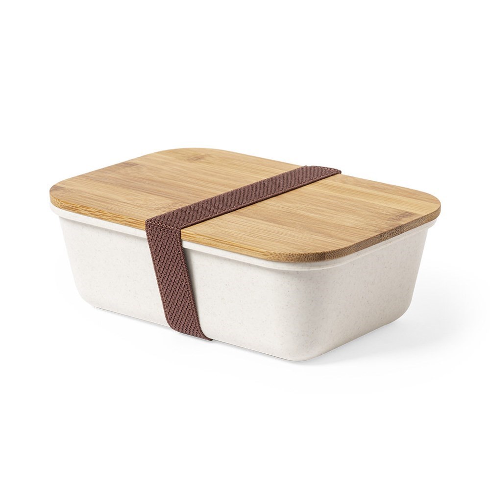Lunchbox met bamboe deksel - 1L