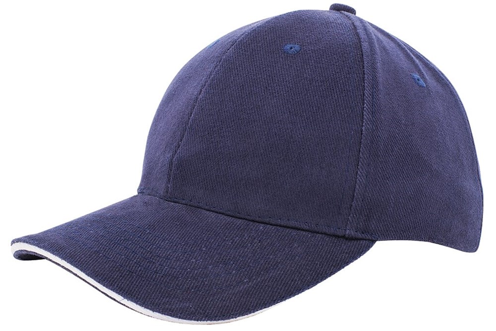 Heavy Brushed cap met borduring