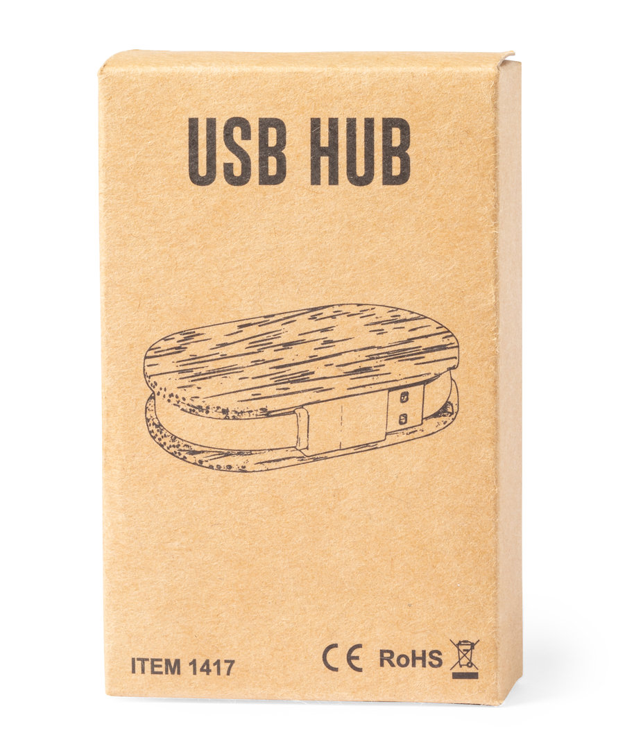 USB Hub van kokosnoot