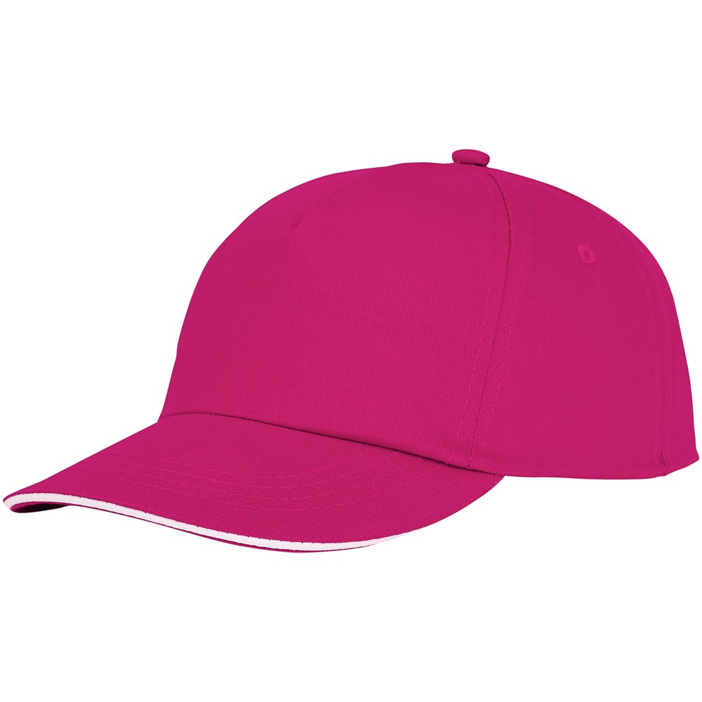 5 panel cap met klittenbandsluiting
