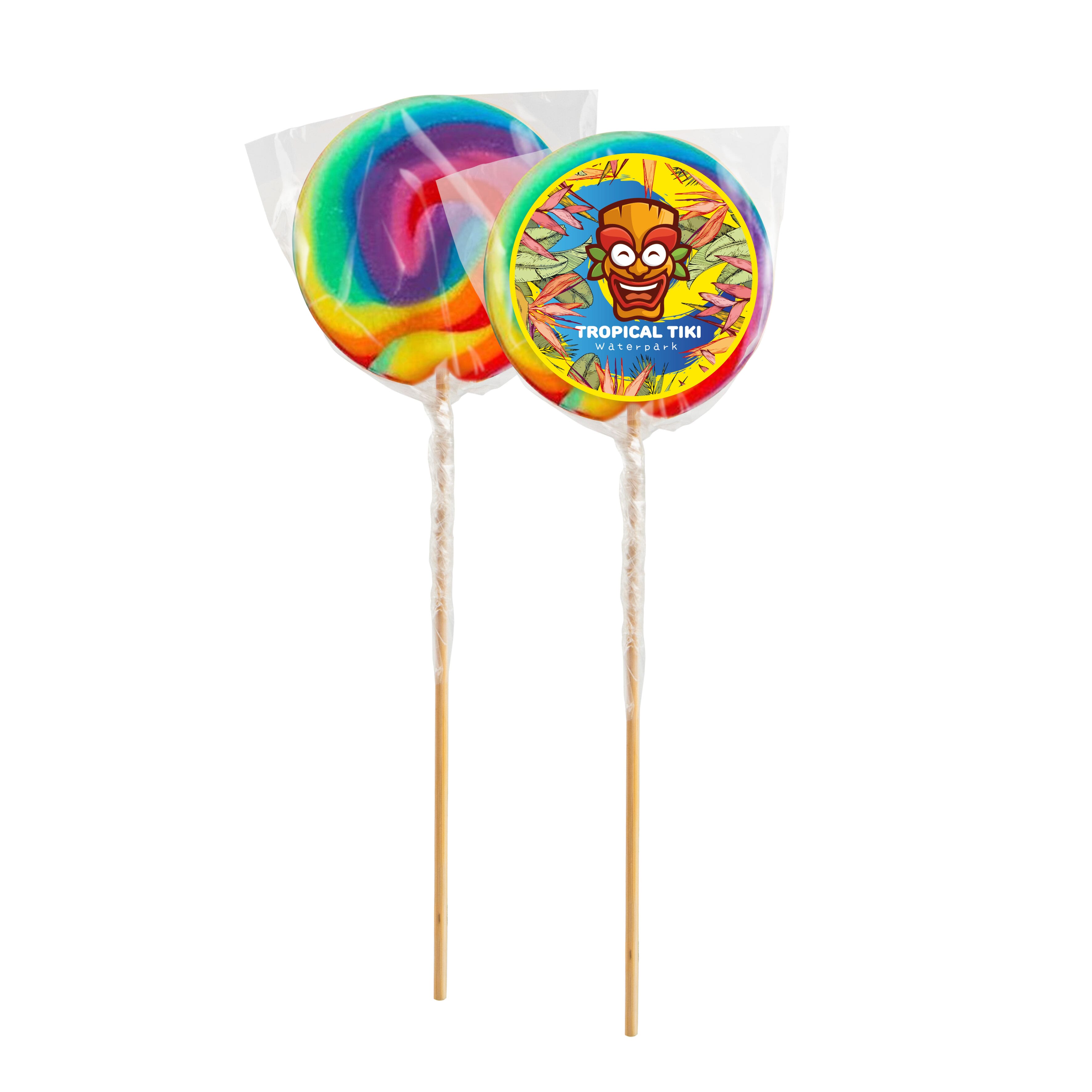 Lolly in regenboogkleuren