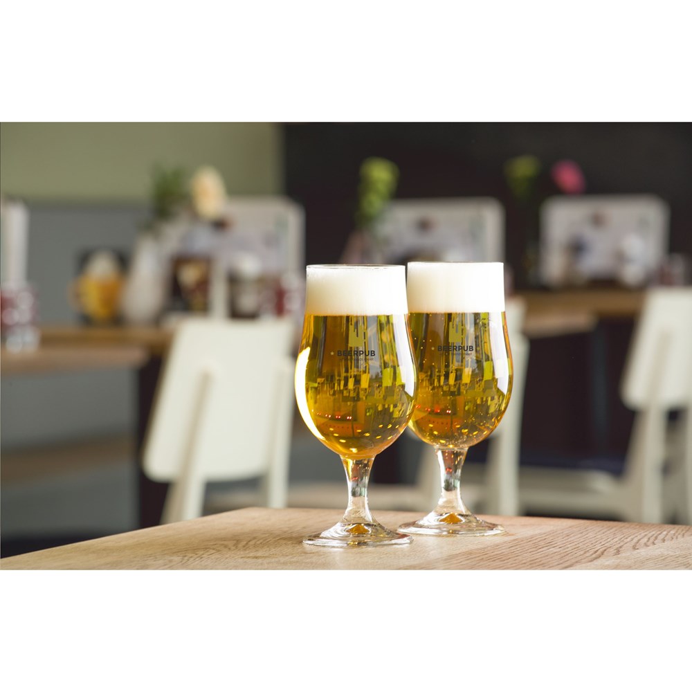 Bierglas op voet -  370 ml