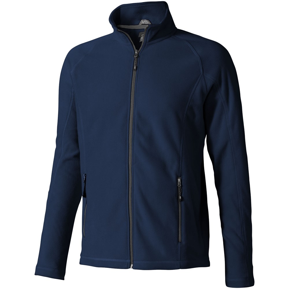 Fleece heren jas met ritssluiting