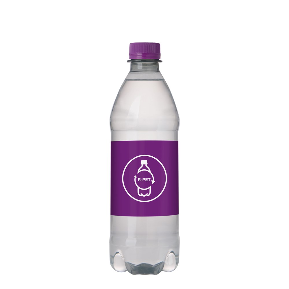 RPET waterflesje met draaidop - 500 ml