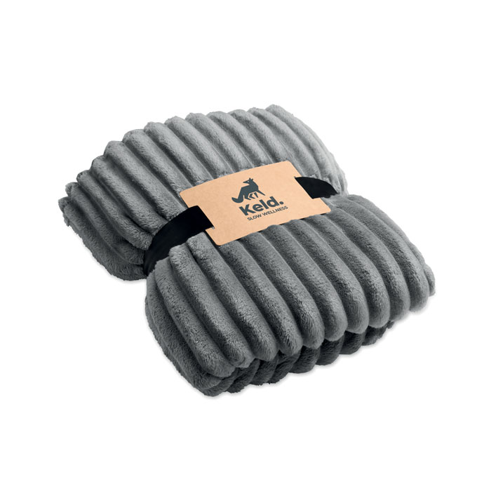 RPET fleece deken met patroon - 450 g/m2
