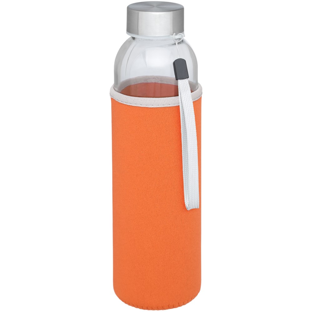 Glazen drinkfles met neopreen hoes - 500 ml