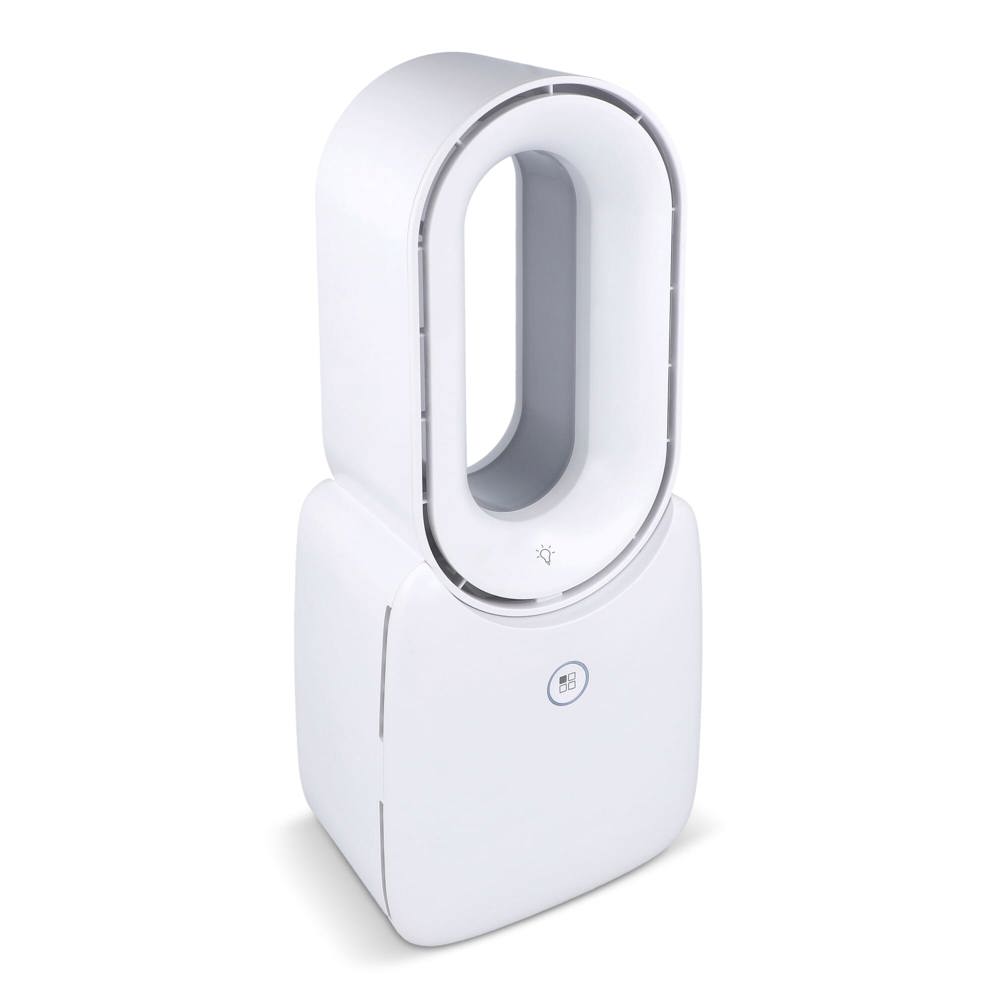inSide Out Bladeless Soft Wind Fan Brislux met LED-verlichting
