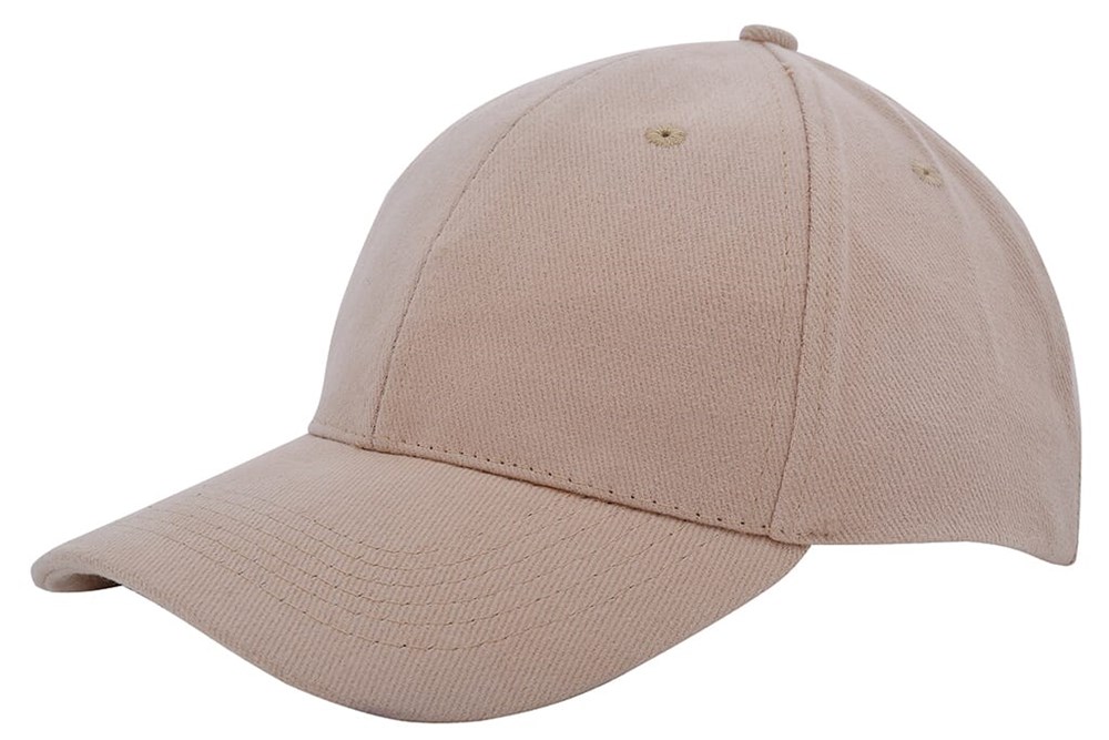 Heavy Brushed cap met borduring