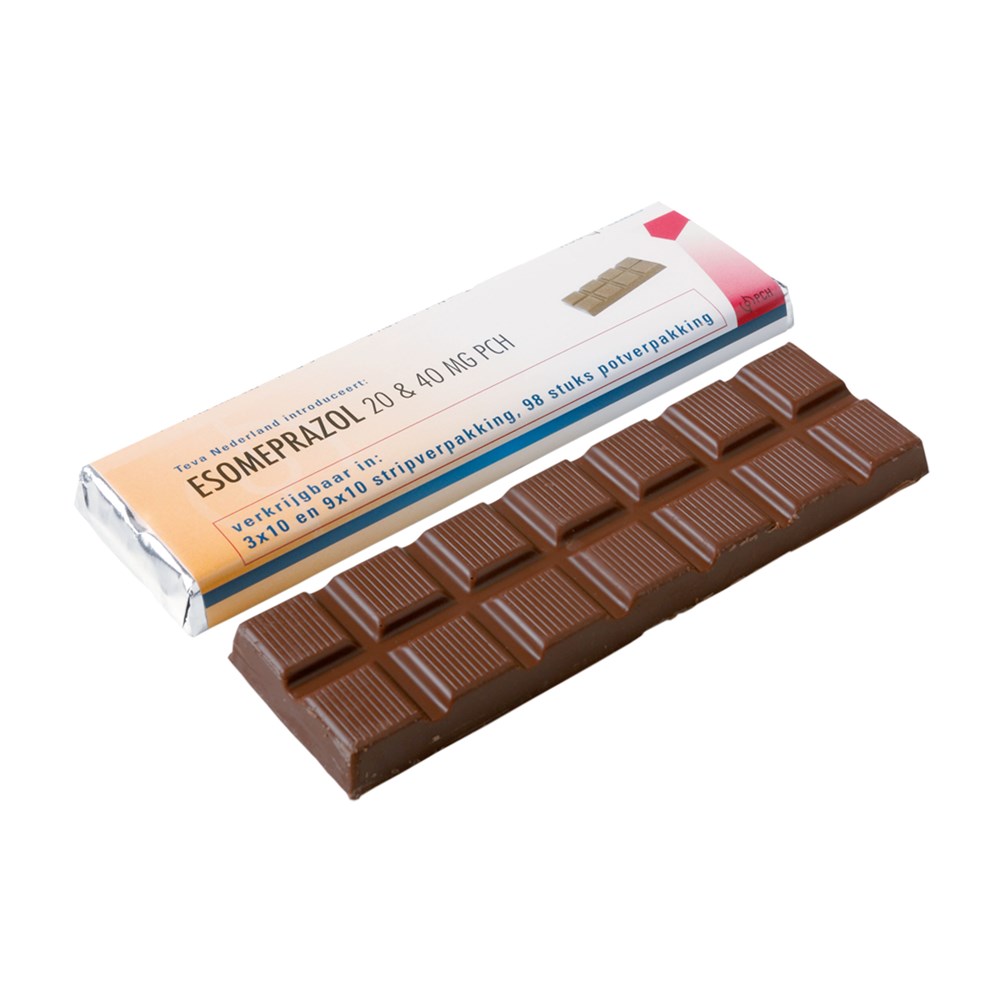 Chocoladereep met wikkel - 75 gr.