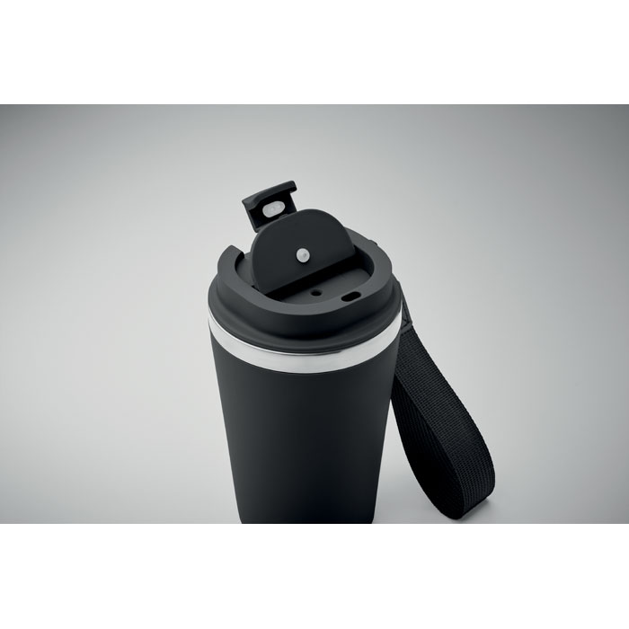 Dubbelwandige beker met polsband - 350ml