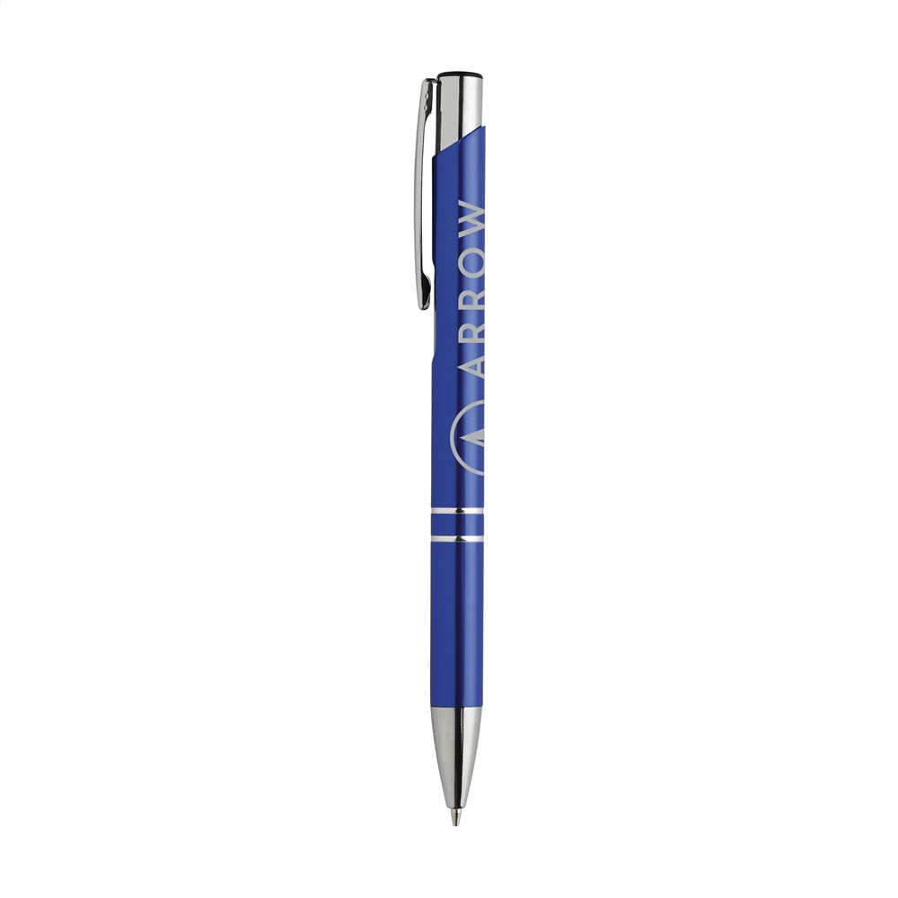 Glanzende aluminium balpen