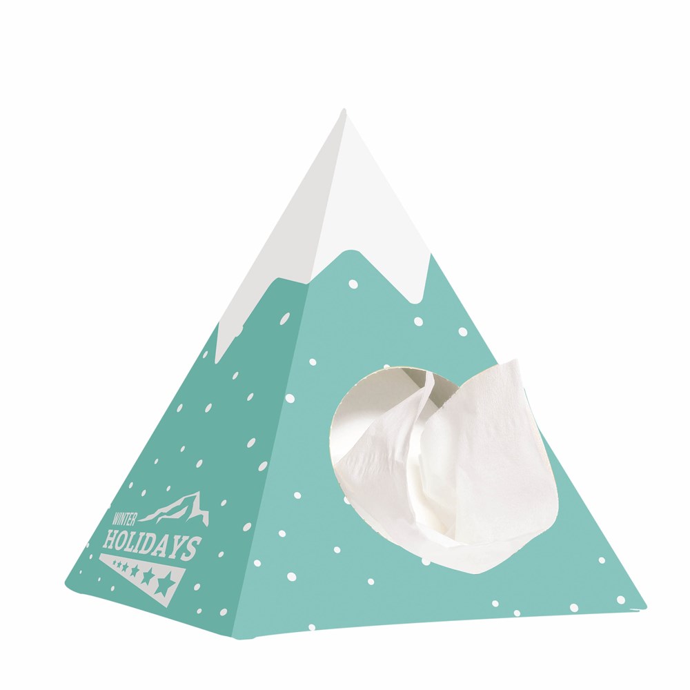 Tissue box in piramide vorm