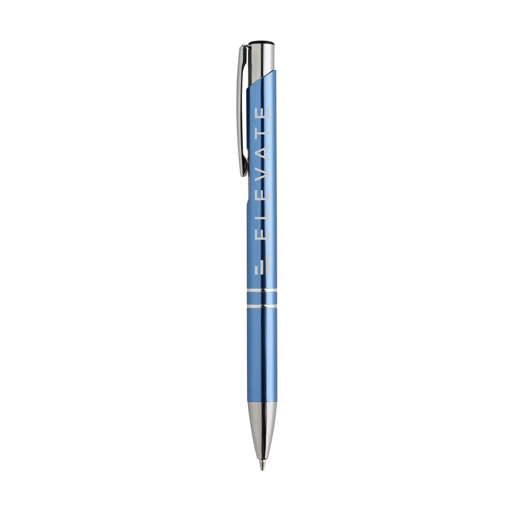 Glanzende aluminium balpen