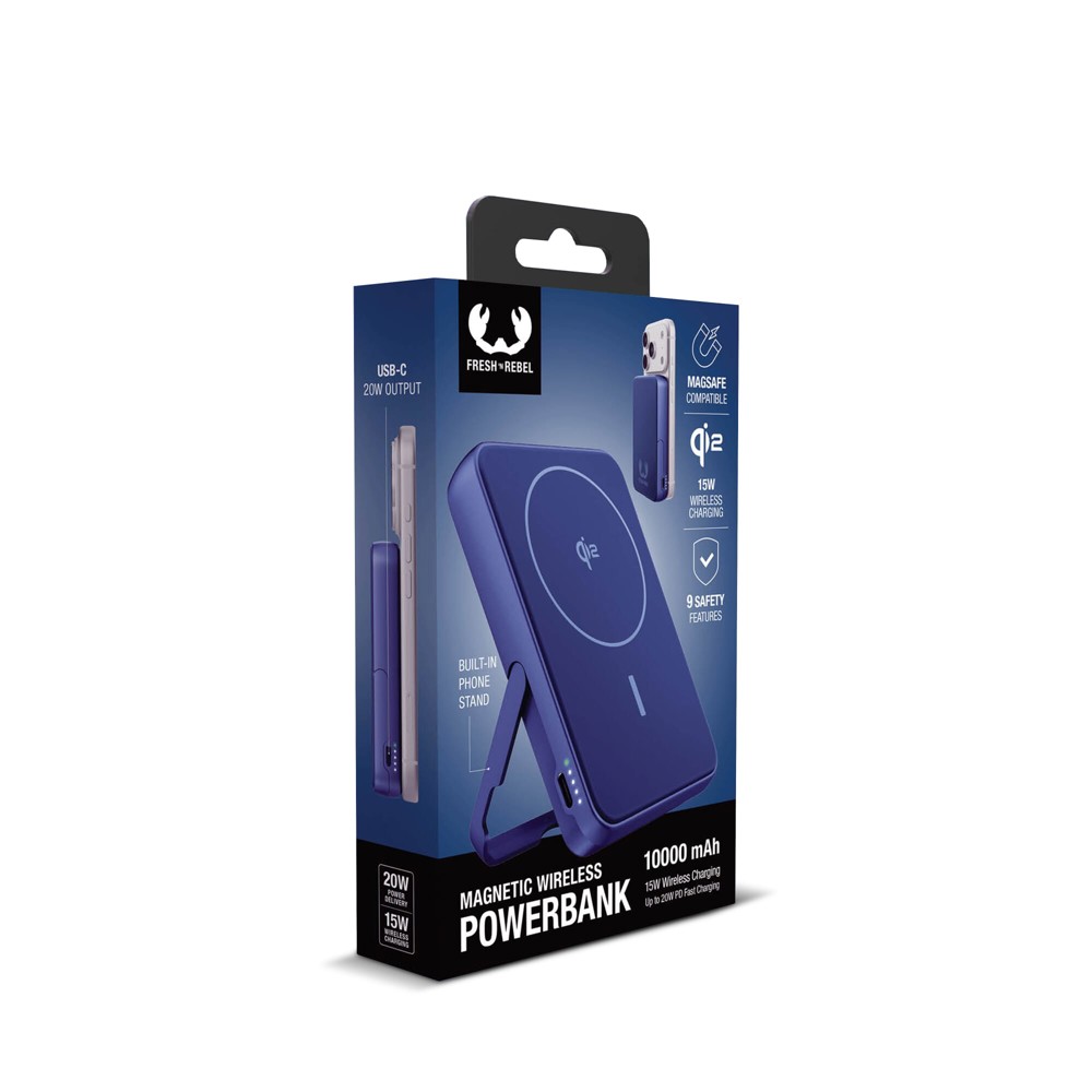 Fresh 'n Rebel Draadloze Powerbank - 10.000mAh