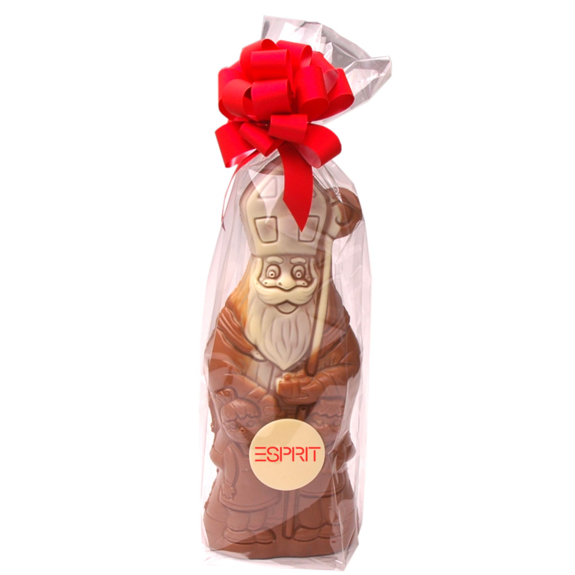 Sinterklaas van chocolade - 25 cm