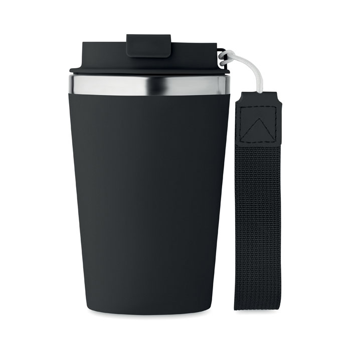 Dubbelwandige beker met polsband - 350ml