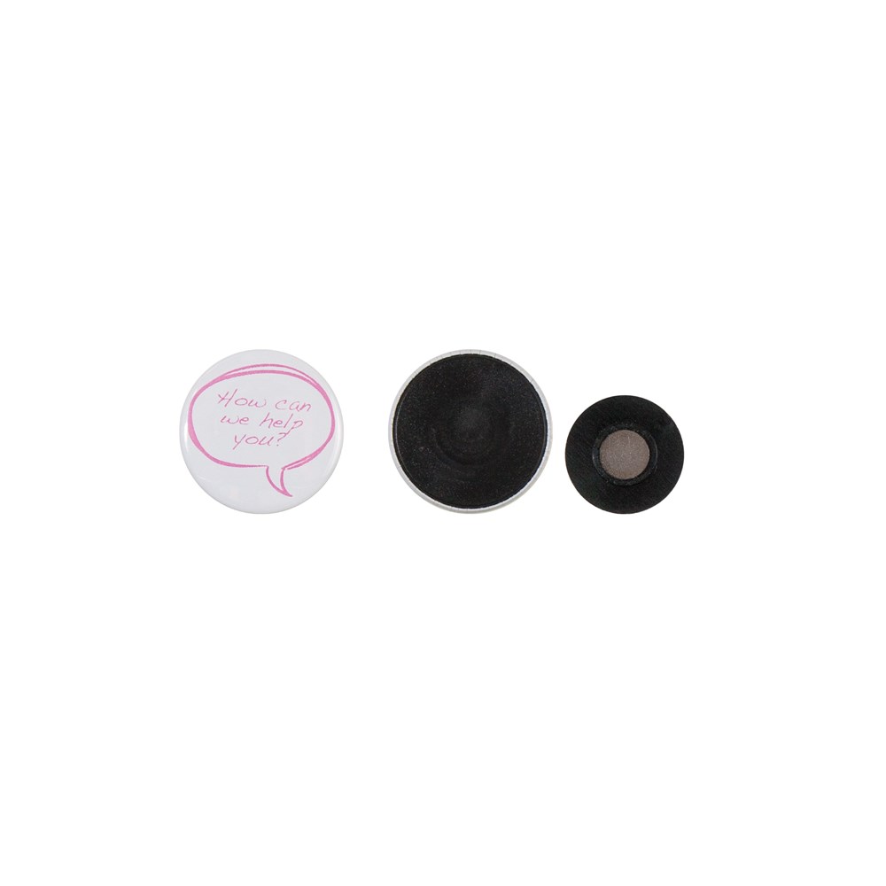 Button met kledingmagneet - Ø31mm