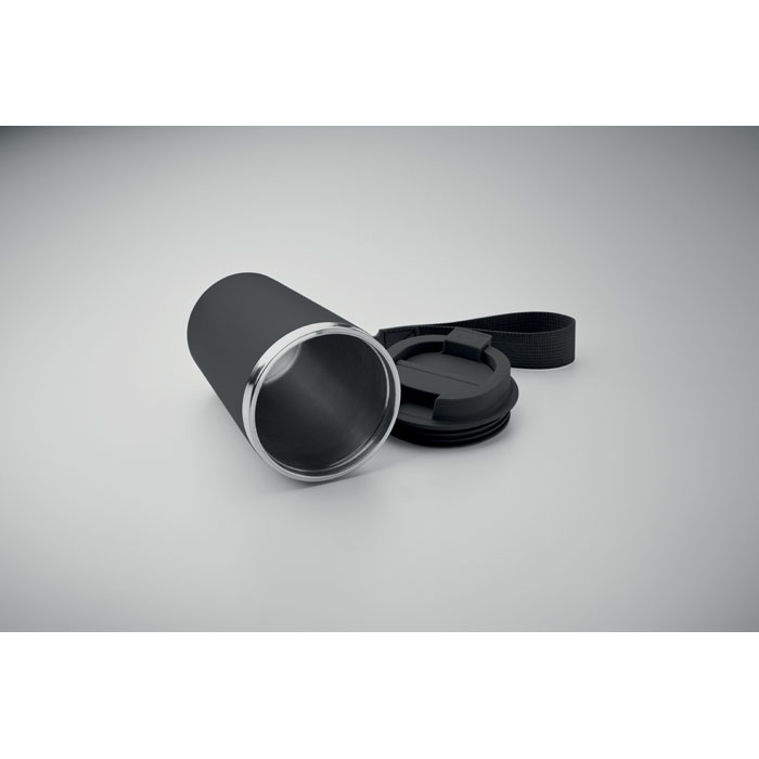 Dubbelwandige beker met polsband - 350ml