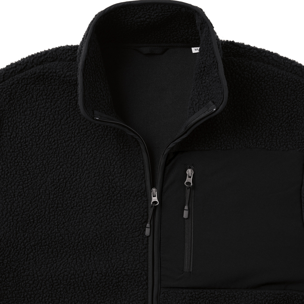 IQONIQ Diran gerecycled polyester pile-fleece jas