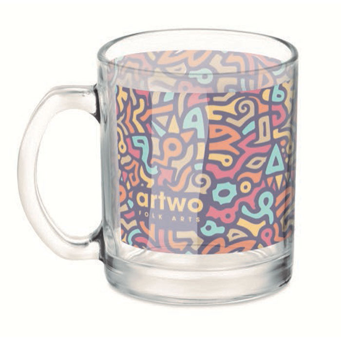 Glazen theeglas voor sublimatie