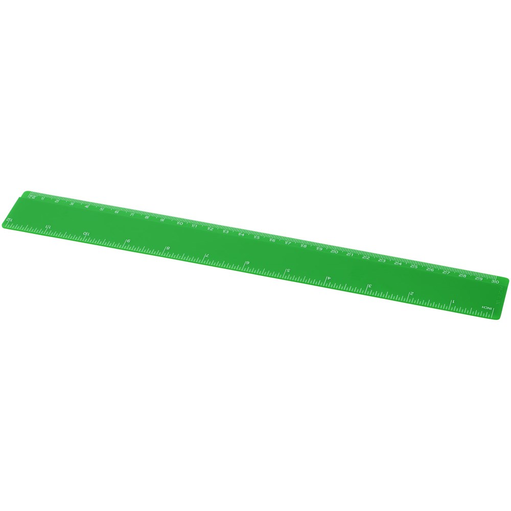 Liniaal van gerecycled plastic - 30 cm