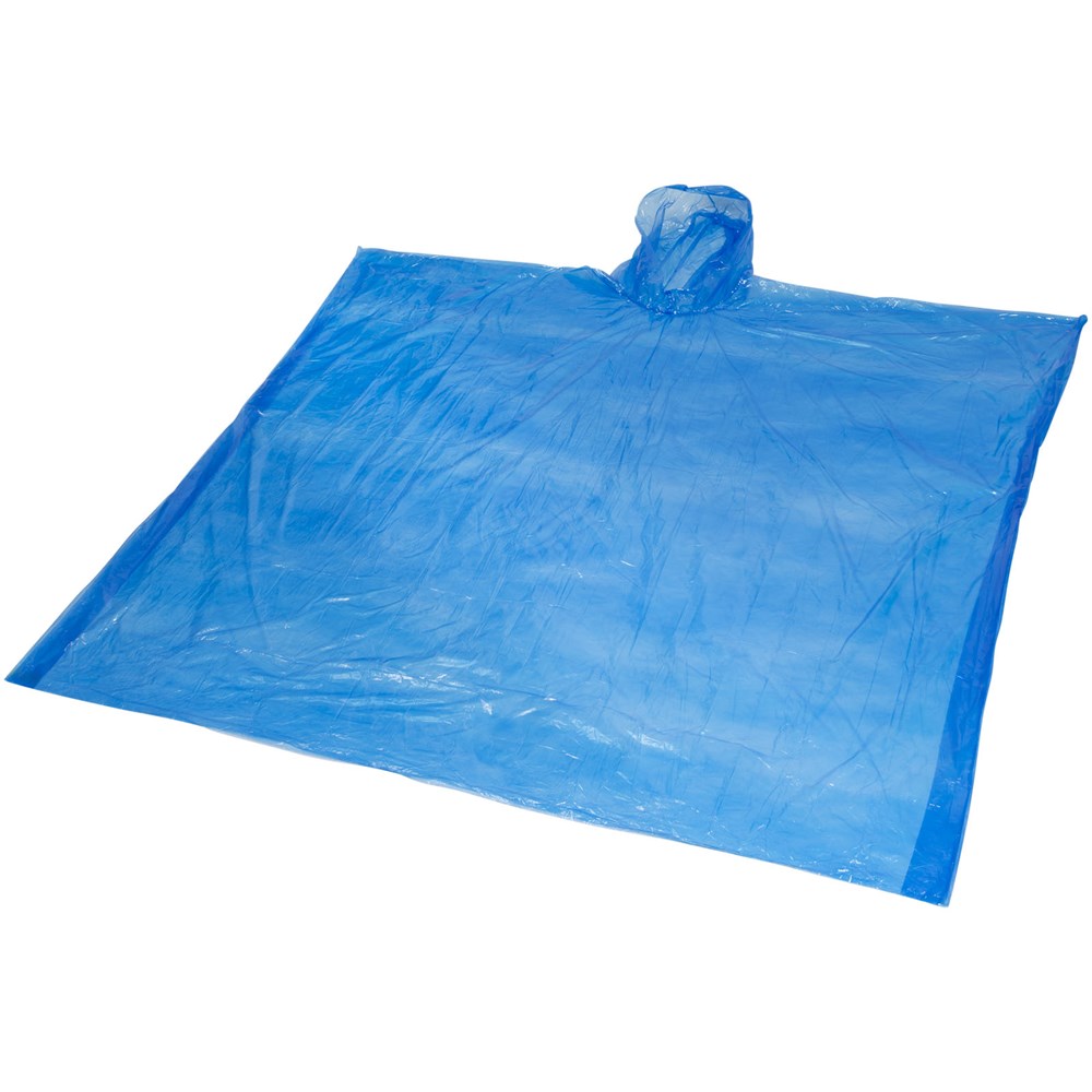 Wegwerp regenponcho met opbergtasje