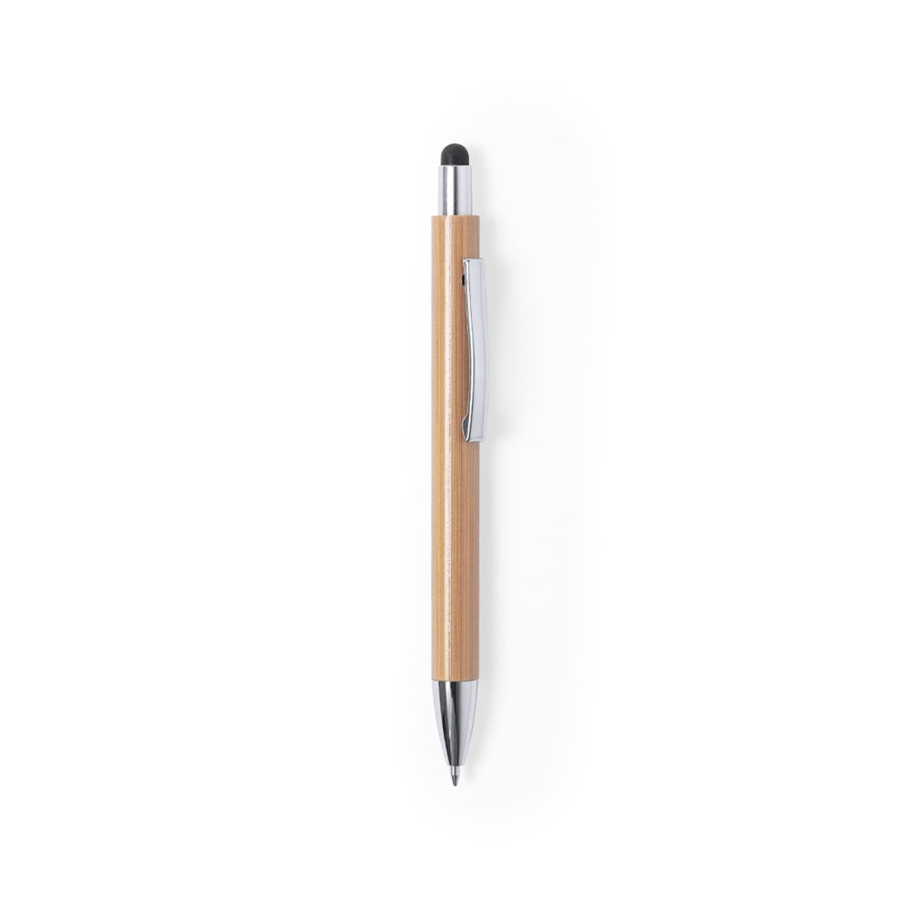 Bamboe touch balpen - Blauwschrijvend